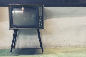 television retro classic old antique vintage